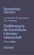 Einführung in die französische Literaturwissenscha