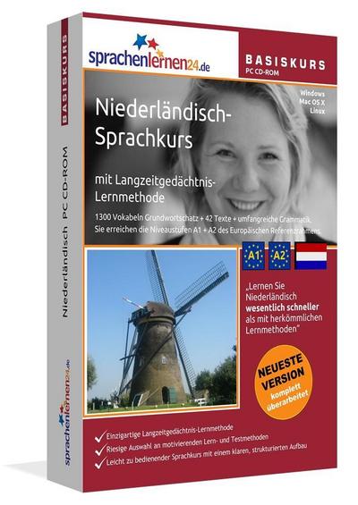 Sprachenlernen24.de Niederl. Basis PC CD-ROM