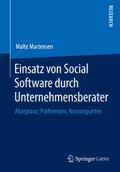 Einsatz von Social Software durch Unternehmensberater