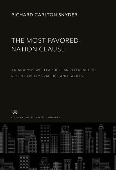The Most-Favored-Nation Clause