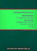 2 Sonaten für Fagott und VioloncelloPartitur und Stimmen