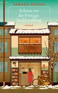 Schnee vor der Freitagsbuchhandlung