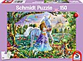 Prinzessin mit Einhorn und Schloss