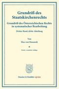 Grundriß des Staatskirchenrechts.