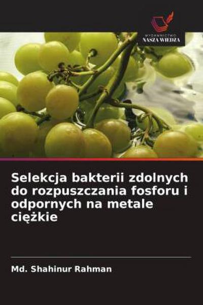 Selekcja bakterii zdolnych do rozpuszczania fosforu i odpornych na metale ci¿¿kie
