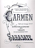 Carmen fantaisie op.25pour violon et piano