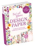 Design Paper A6 Sag’s mit Blumen. Mit Handlettering-Grundkurs