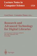 Research and Advanced Technology for Digital Libraries