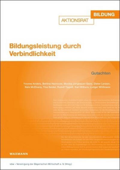 Bildungsleistung durch Verbindlichkeit