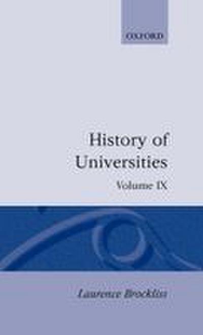 History of Universities