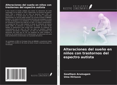 Alteraciones del sueño en niños con trastornos del espectro autista