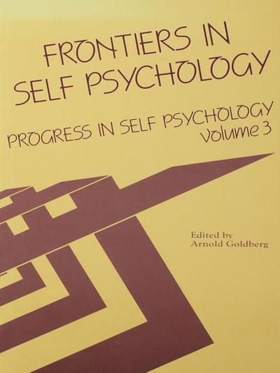 Progress in Self Psychology, V. 3