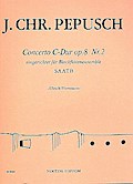 Konzert C-Dur op.8,2für 5 Blockflöten (SAATB)