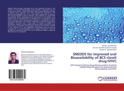 SNEDDS for improved oral Bioavailability of BCS classII drug-IVIVC