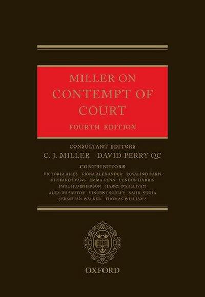 Miller on Contempt of Court