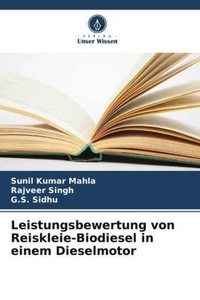 Leistungsbewertung von Reiskleie-Biodiesel in einem Dieselmotor