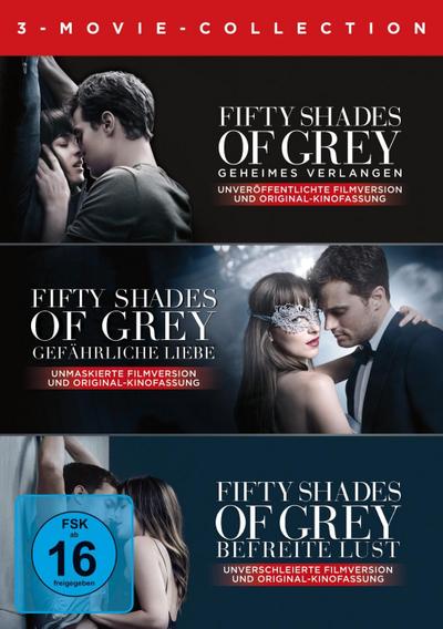 Fifty Shades of Grey 1-3 Movie Edition