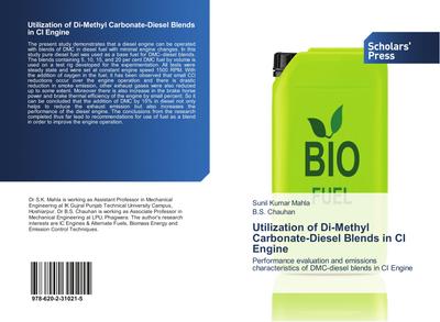 Utilization of Di-Methyl Carbonate-Diesel Blends in CI Engine