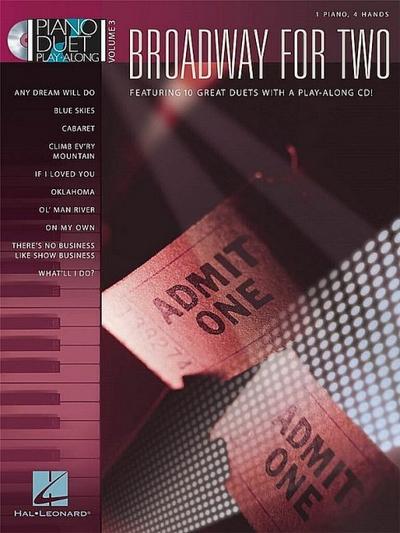 Broadway for Two [With CD] - Hal Leonard Corp