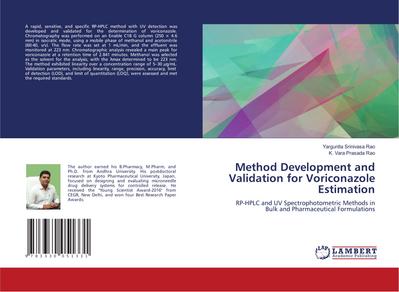 Method Development and Validation for Voriconazole Estimation