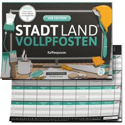 DENKRIESEN - STADT LAND VOLLPFOSTEN® - JOB EDITION "Kaffeepause." - A4