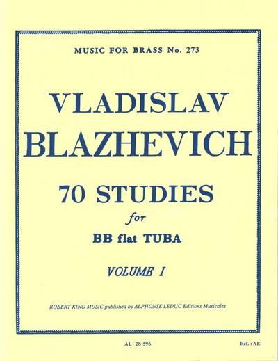 70 studies vol.1 for tubamusic for brass 273