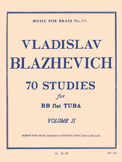 70 studies vol.2for tuba in Bb