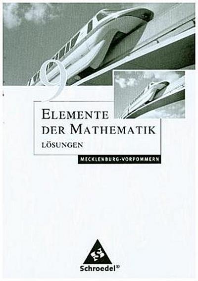 Elemente der Mathematik SI - Ausgabe 2008 für Mecklenburg-Vorpommern