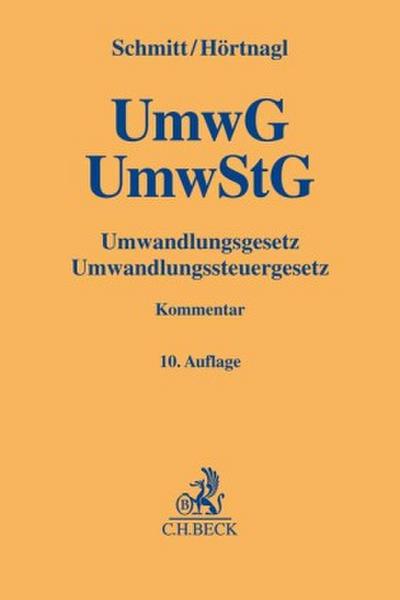 Umwandlungsgesetz, Umwandlungssteuergesetz. UmwG, UmwStG