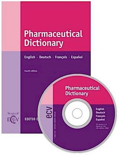 Pharmaceutical Dictionary, English-Deutsch-Francais-Espanol, m. CD-ROM