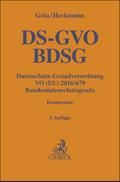 Datenschutz-Grundverordnung VO (EU) 2016/679, Bundesdatenschutzgesetz