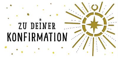 Kuvert für einen Geld- oder Gutschein - Zu deiner Konfirmation