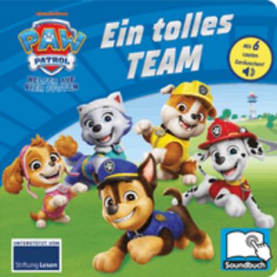 PAW Patrol - Ein tolles Team - Pappbilderbuch mit 6 integrierten Sounds - Soundbuch für Kinder ab 18 Monaten