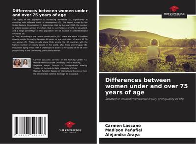 Differences between women under and over 75 years of age