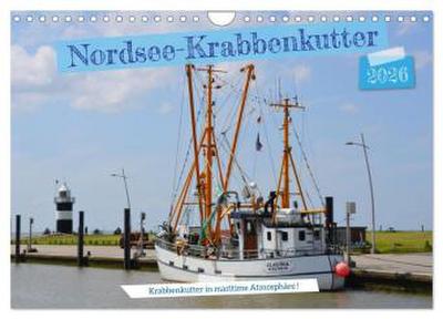 Nordsee-Krabbenkutter (Wandkalender 2026 DIN A4 quer), CALVENDO Monatskalender