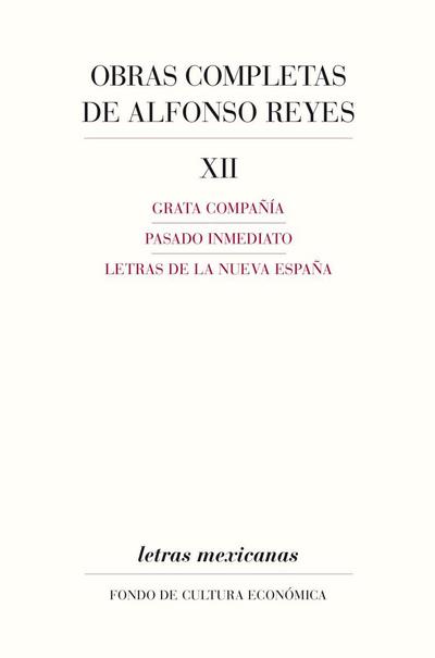 Obras completas, XII