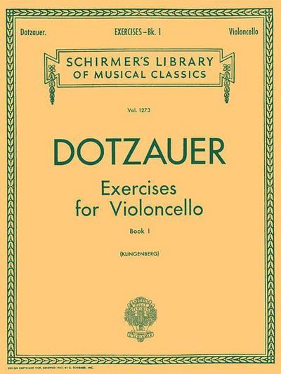 Exercises for Violoncello - Book 1