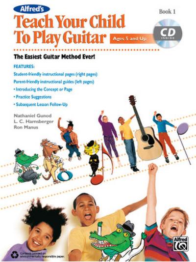 Alfred’s Teach Your Child to Play Guitar, Book 1, m. 1 Audio-CD