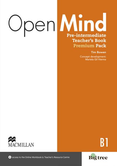 Open Mind: Pre-Intermediate / Teacher’s Book Premium Pack (with Class-Audio-CDs, DVD and Webcode)