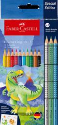 Buntstift Colour Grip Dino 10+3