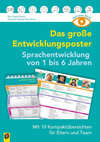 Das große Entwicklungsposter - Sprachentwicklung von 1 bis 6 Jahren