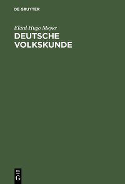 Deutsche Volkskunde