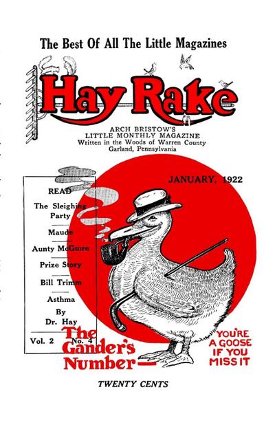 Hay Rake, V2 N4, Jan 1922