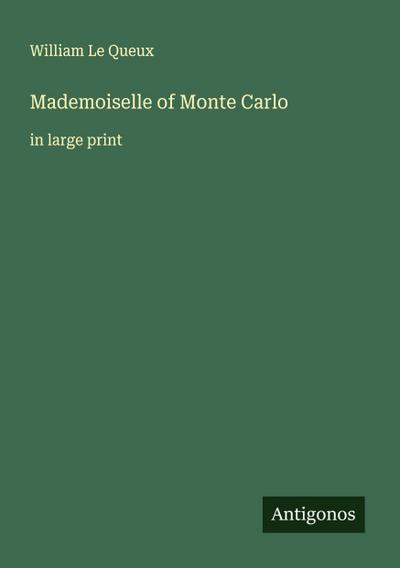 Mademoiselle of Monte Carlo