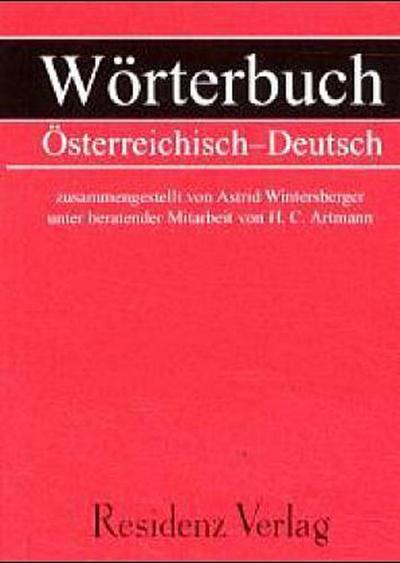 Wörterbuch Österreichisch - Deutsch