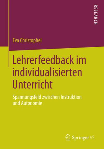 Lehrerfeedback im individualisierten Unterricht