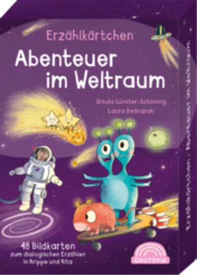 Erzählkärtchen: Abenteuer im Weltraum