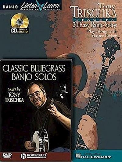 Tony Trischka - Banjo Bundle Pack: Tony Trischka Teaches 20 Easy Banjo Solos (Book/CD Pack) with Classic Bluegrass Banjo Solos (DVD)