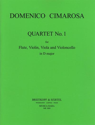 Quartett D-Dur Nr.1für Flöte, Violine, Viola und Violoncello