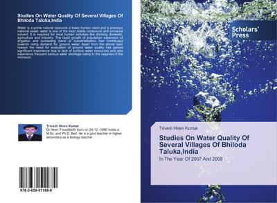 Studies On Water Quality Of Several Villages Of Bhiloda Taluka, India